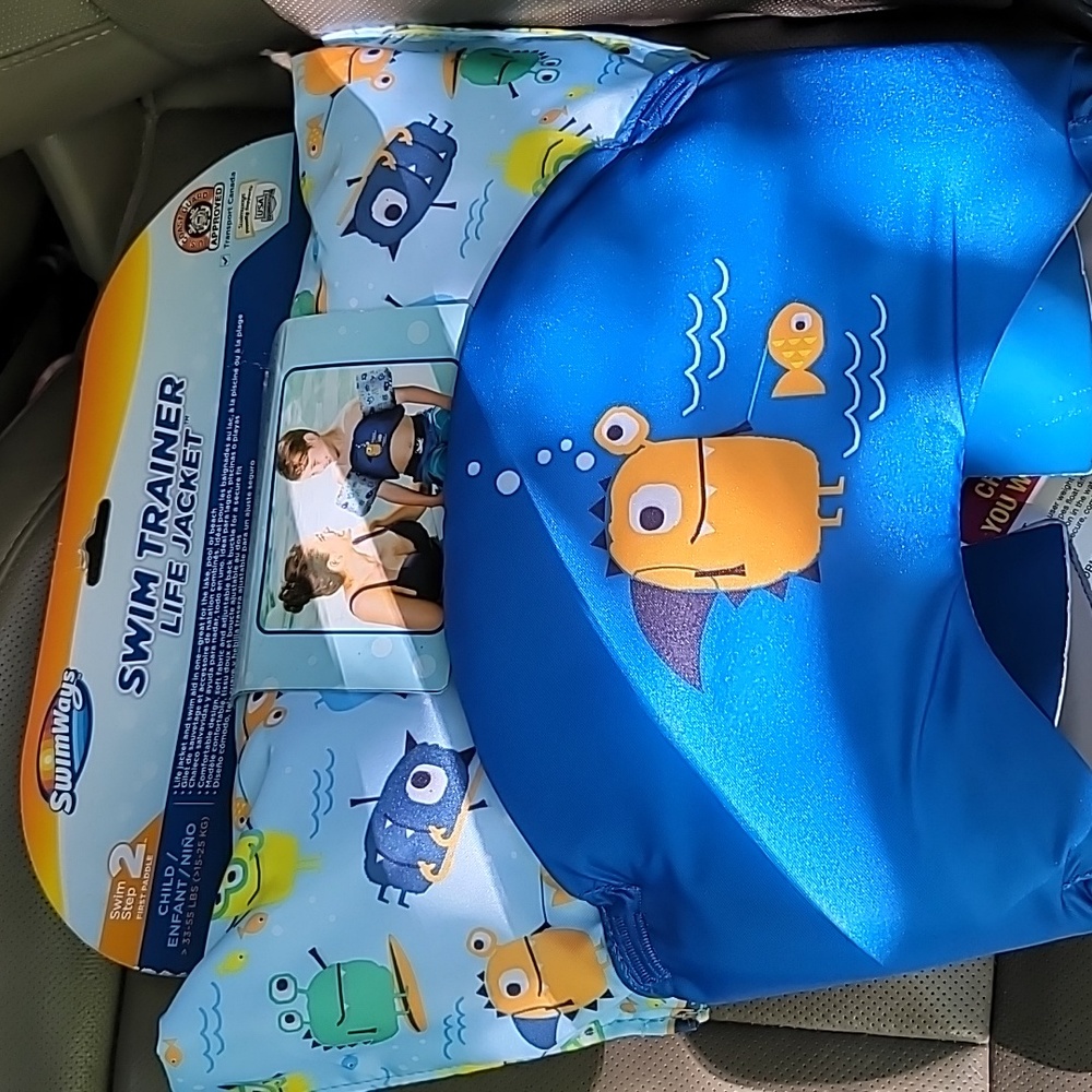 SwimWays: Swim Trainer Life Jacket, >33-55lbs.